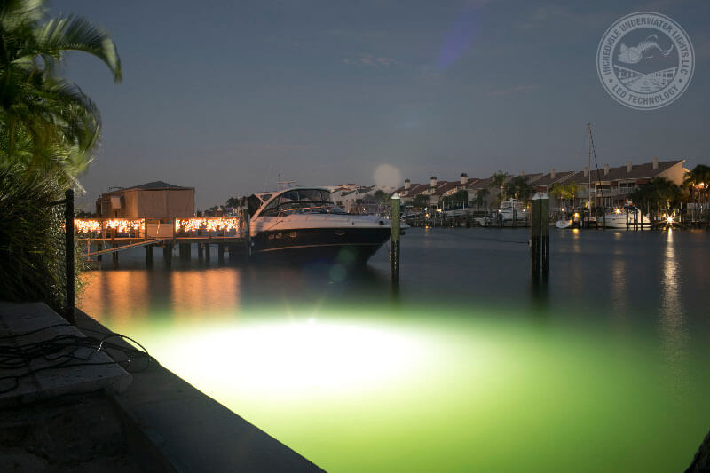 Fish Lamp Underwater LED Dock Light For Water Deeper Than 10